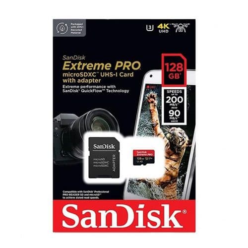 کارت حافظه سندیسک SanDisk Extreme Pro microSDHC 128GB 200MB/s — تصویر ۲