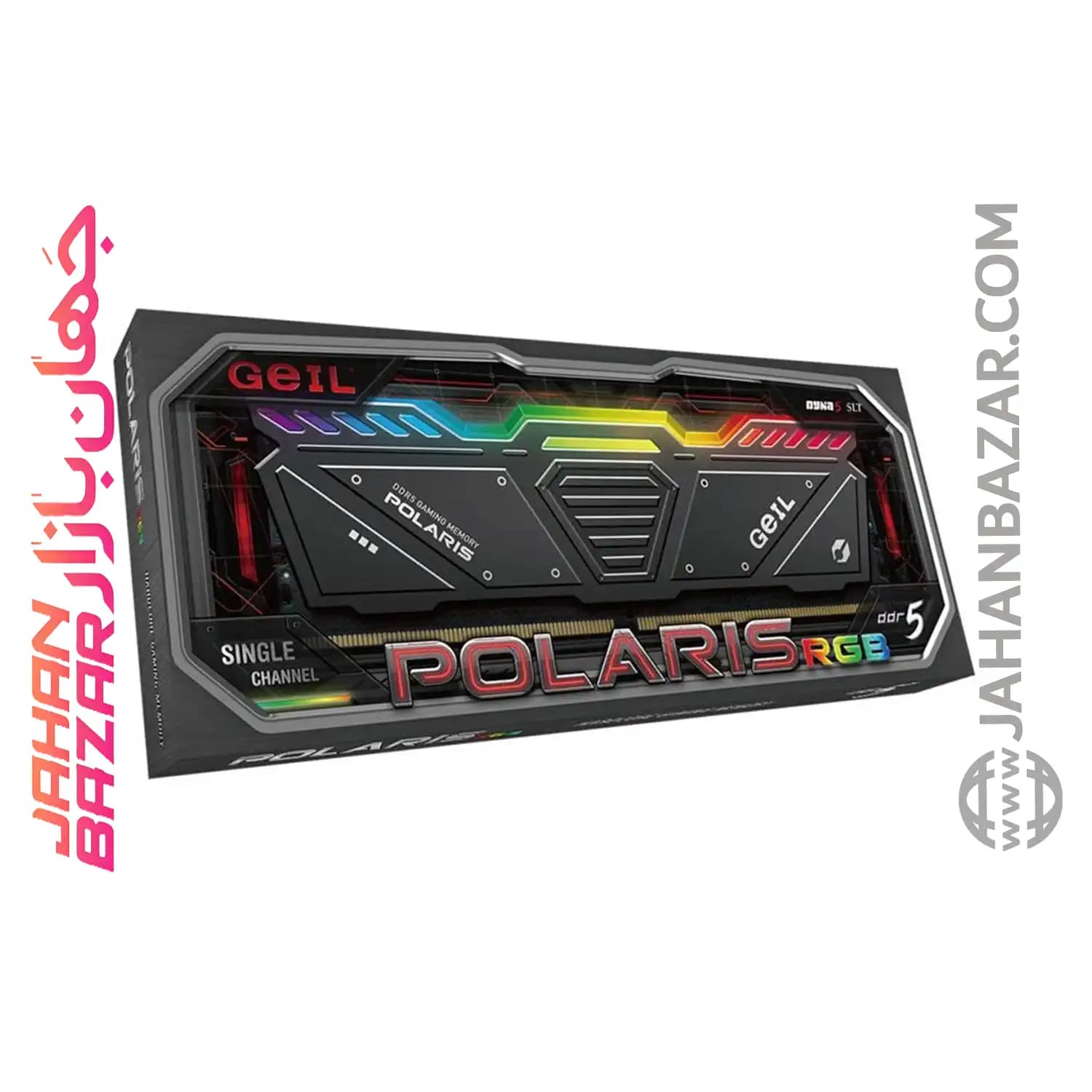 رم دسکتاپ جیل دو کاناله CL38 مدل DDR5 5600 MHz GEIL POLARIS RED ظرفیت 32GB — تصویر ۱۰