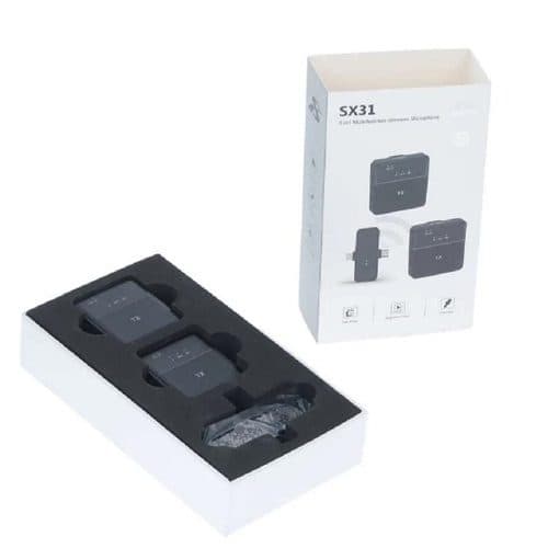 میکروفون بی سیم یقه ای دو کاربر انسر Answer SX31 Dual — تصویر ۶