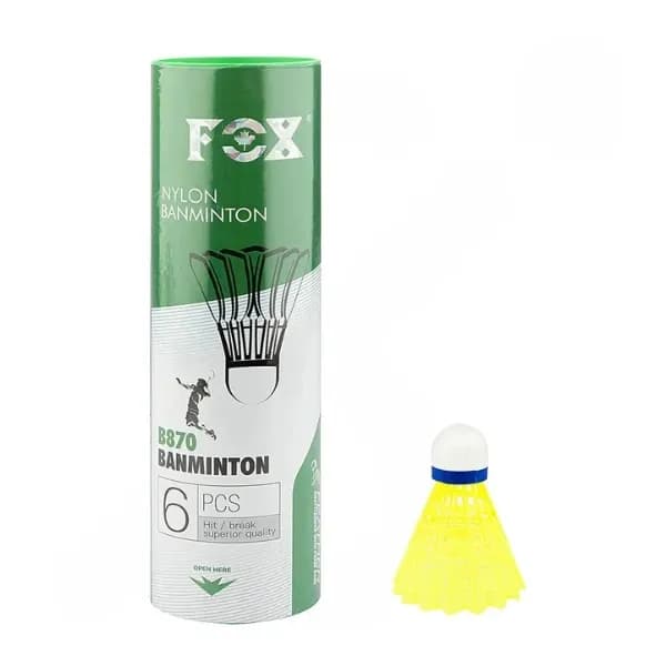 توپ بدمینتون فاکس پلاستیکی مدل FoxB870 بسته 6 عددی — تصویر ۲