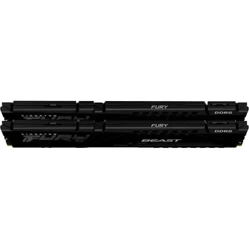 رم کامپیوتر کینگستون مدل Kingston Fury Beast RGB 32GB (2x16GB) 5600MHz CL40 DDR5 Dual — تصویر ۳
