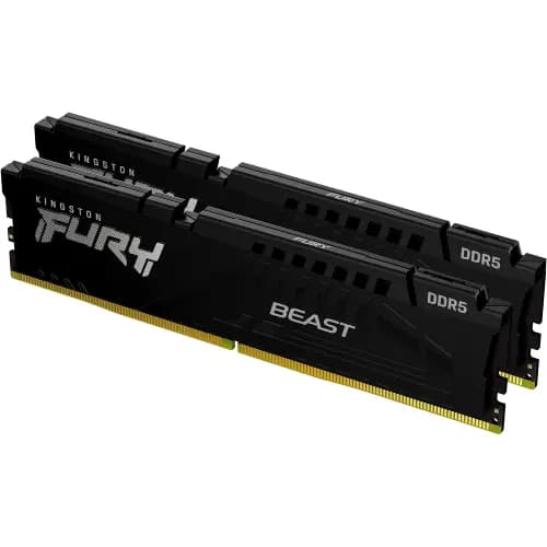 رم کامپیوتر کینگستون مدل Kingston Fury Beast RGB 32GB (2x16GB) 5600MHz CL40 DDR5 Dual — تصویر ۴