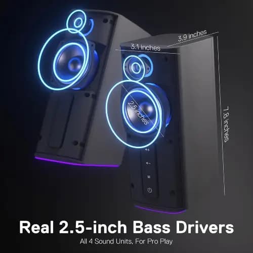 اسپیکر رومیزی گیمینگ Redragon مدل Connie GS814 — تصویر ۲