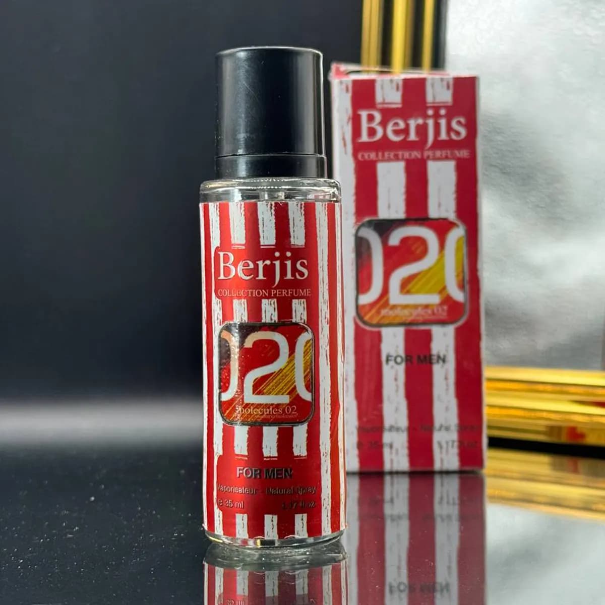عطر جیبی مردانه مولکول 02 برجیس (berjis)- حجم 3۵میل — تصویر ۲