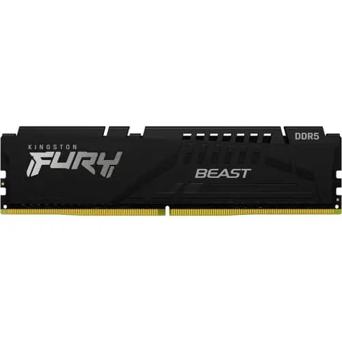 رم کامپیوتر کینگستون مدل Kingston Fury Beast RGB 32GB (2x16GB) 5200MHz CL40 DDR5 Dual — تصویر ۳