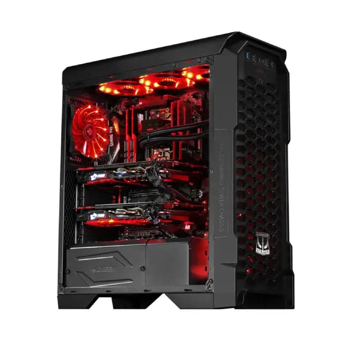 کیس کامپیوتر گرین مدل STRIKER RGB