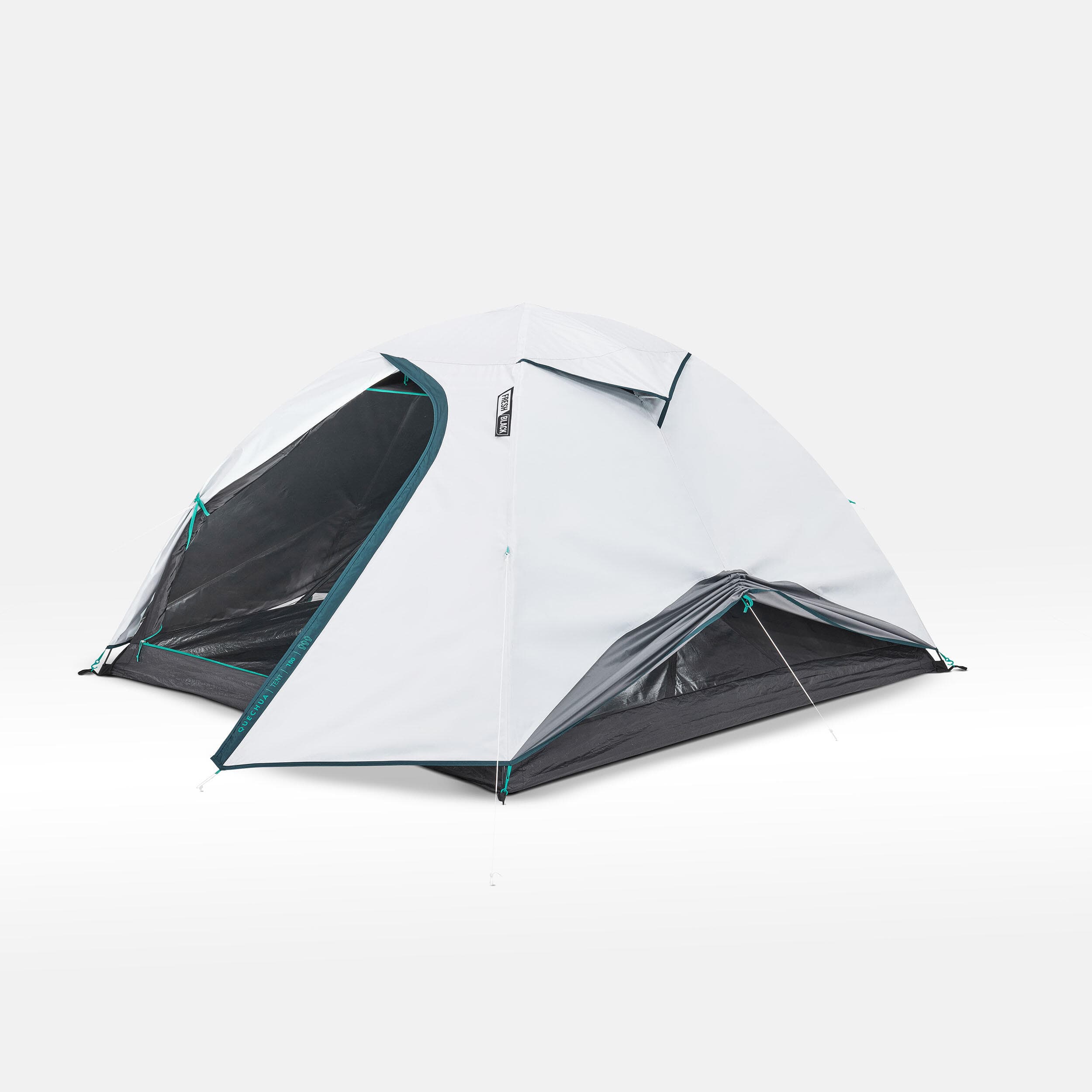 چادر سفری 3 نفره کچوا مدل QUECHUA MH100 Fresh & Black — تصویر ۵
