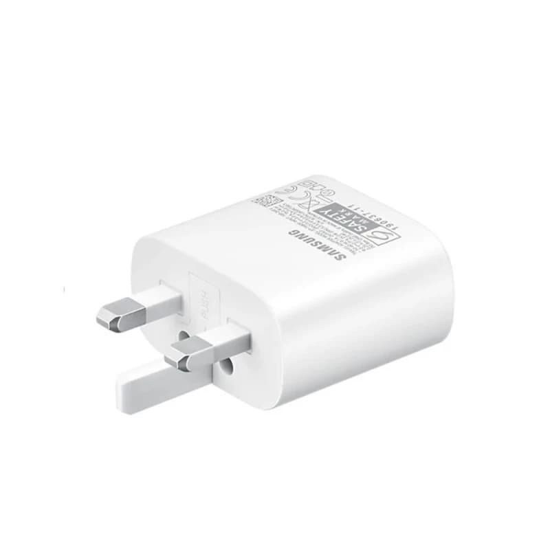 اداپتور شارژر 3 پین سامسونگ مدل 25W(های کپی) samsung charger 25w pd — تصویر ۴