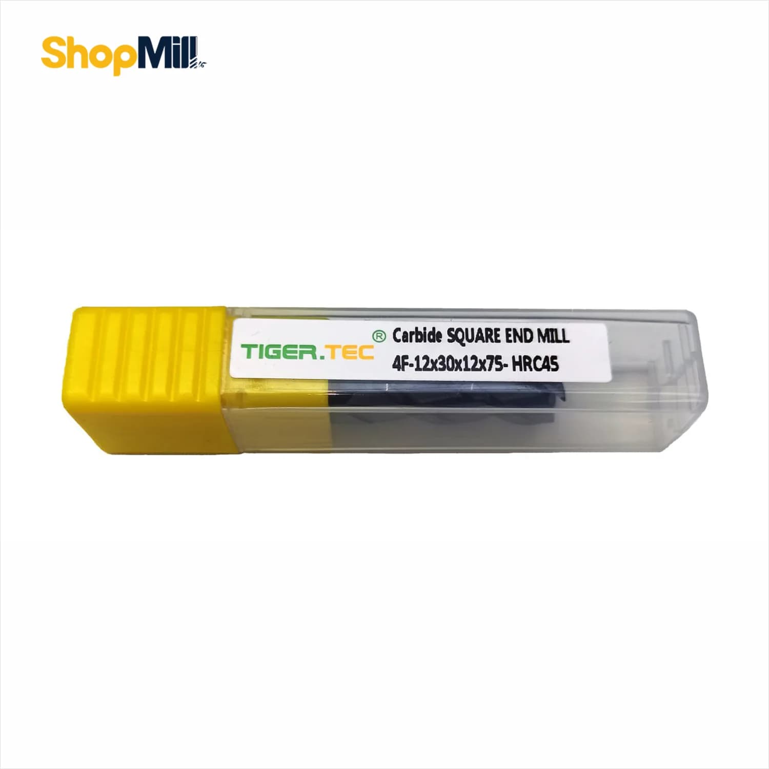 فرز انگشتی سرتخت الماس 12 تایگرتک (TIGER TEC) مدل 4F-12x30x12x75-HRC45