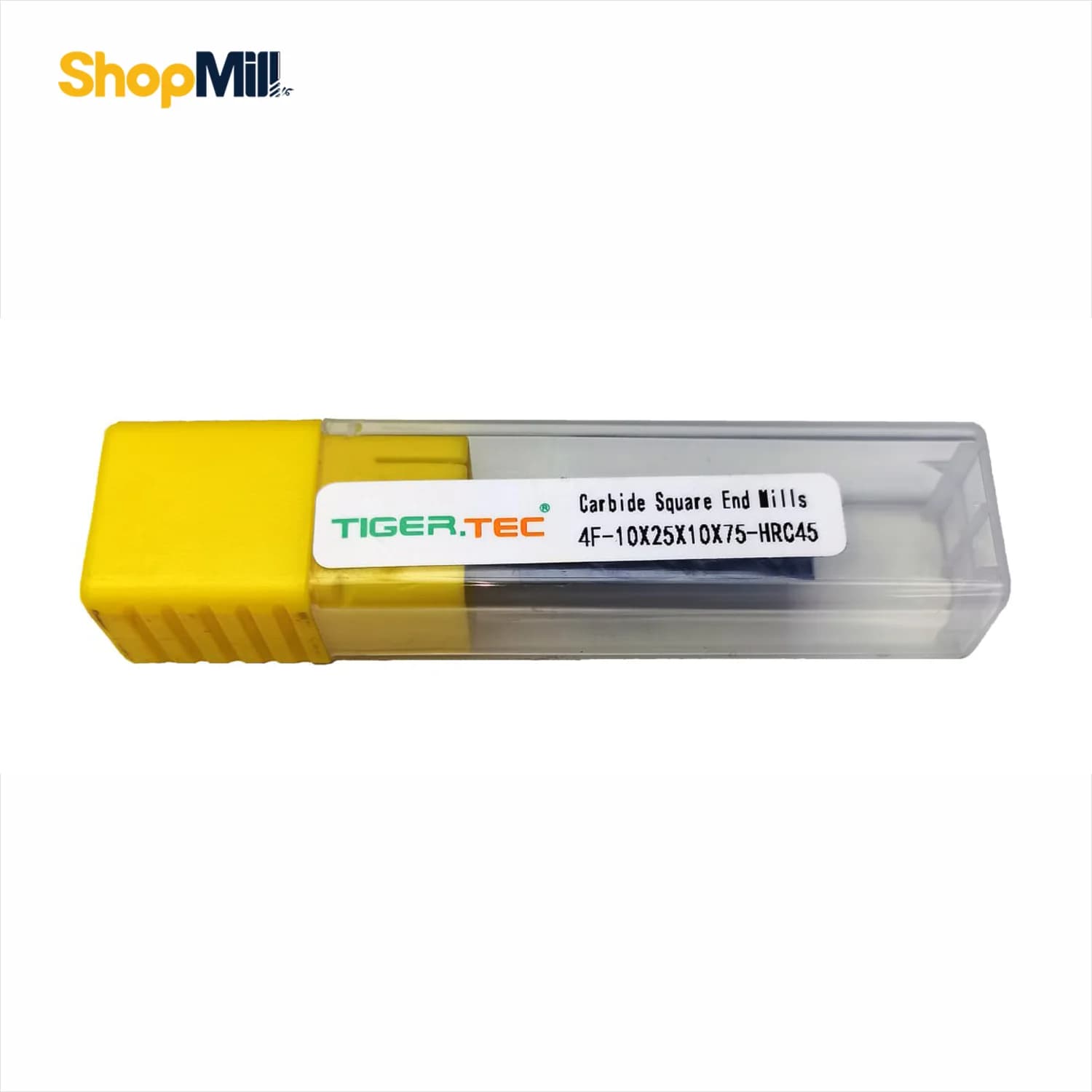 فرز انگشتی سرتخت الماس 10 تایگرتک (TIGER TEC) مدل 4F-10X25X10X75-HRC45
