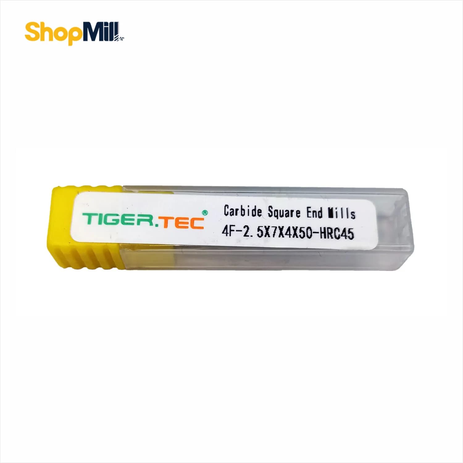 فرز انگشتی سرتخت الماس 2.5 تایگرتک (TIGER TEC) مدل 4F-2.5X7X4X50-HRC45