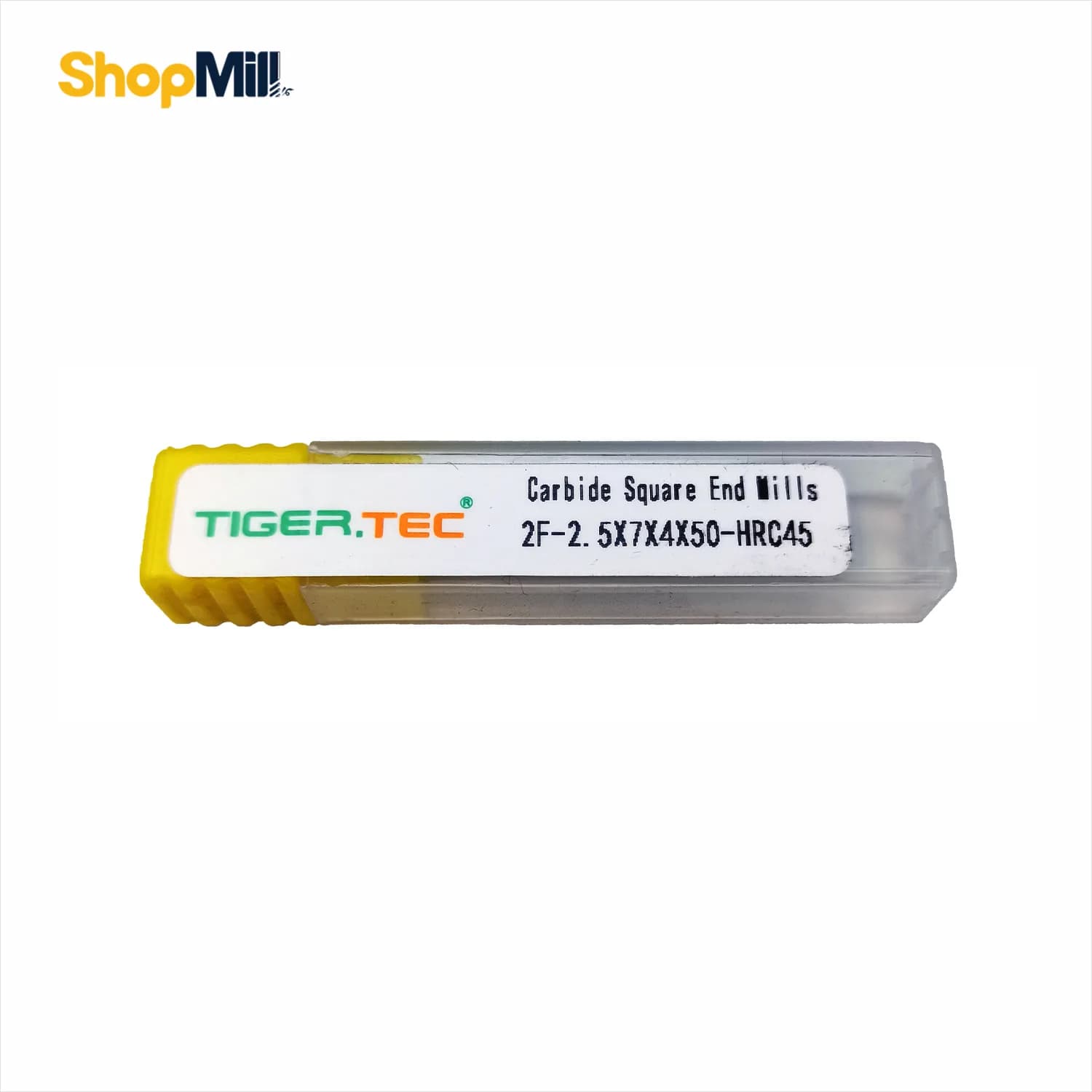 فرز انگشتی سرتخت الماس 2.5 تایگرتک (TIGER TEC) مدل 2F-2.5X7X4X50-HRC45