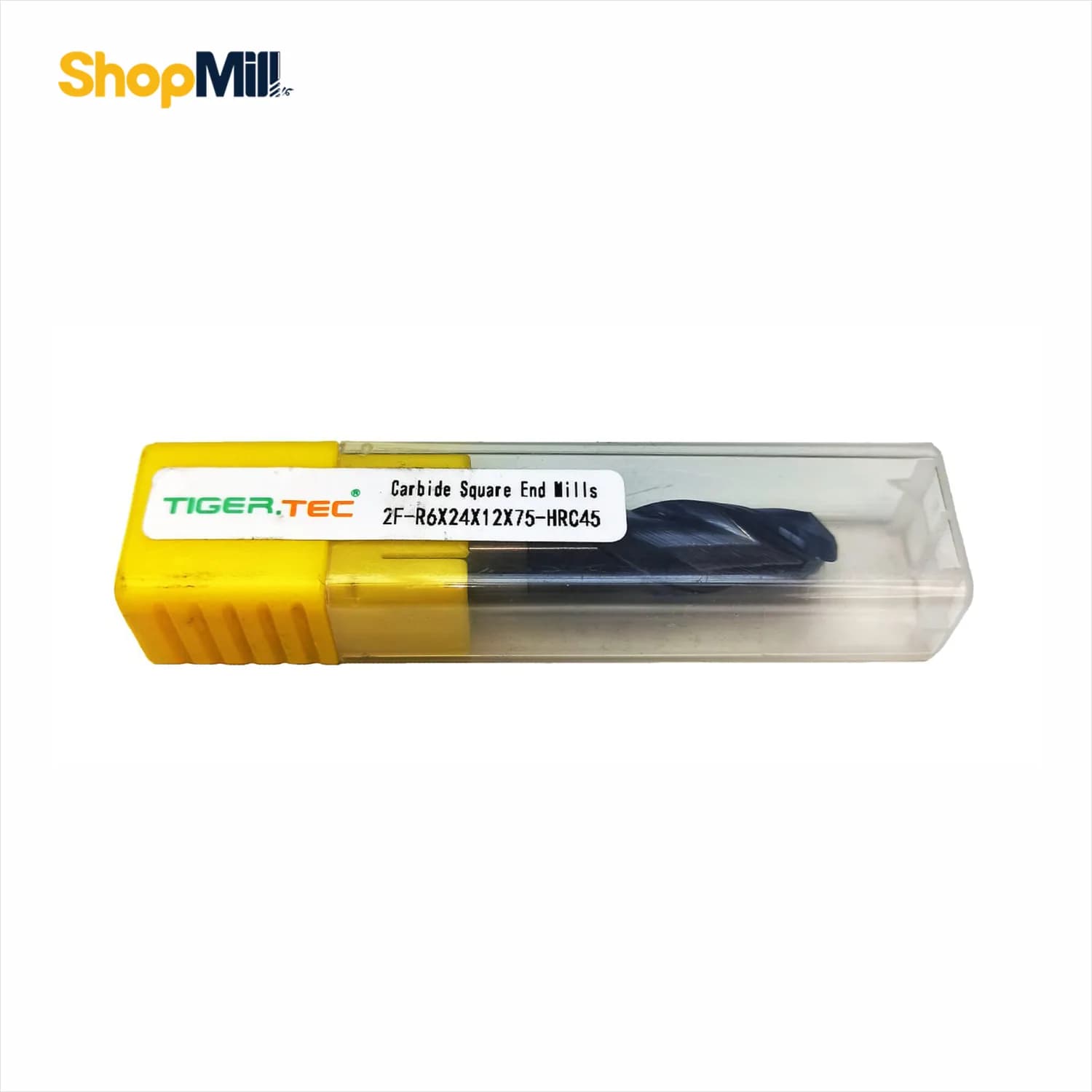 فرز انگشتی بالنور الماس 12 تایگرتک (TIGER TEC) مدل 2F-R6x24x12x75-HRC45