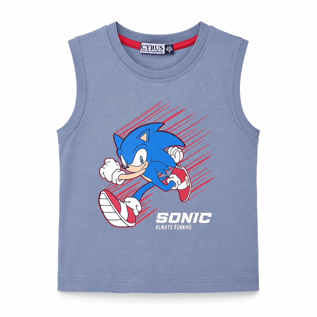 تاپ و شلوارک طرح Sonic پسرانه (2 تا 9 سال) کد 629832 — تصویر ۵