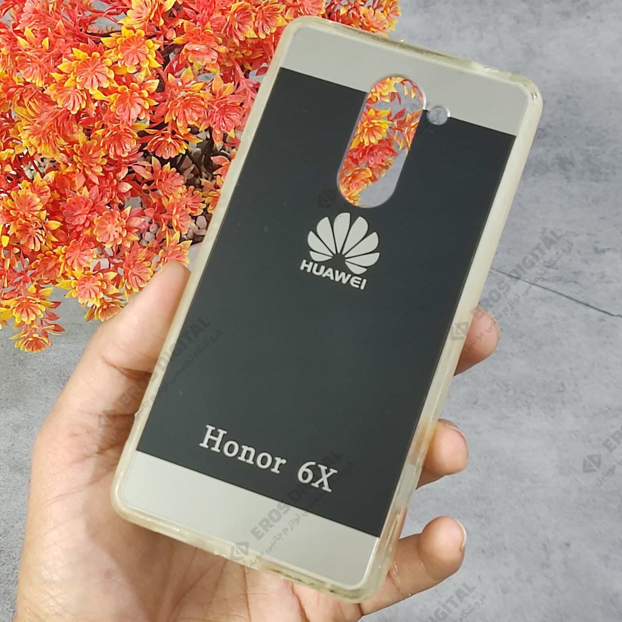 قاب گوشی آینه ای Huawei Honor 6X دور ژله ای — تصویر ۴