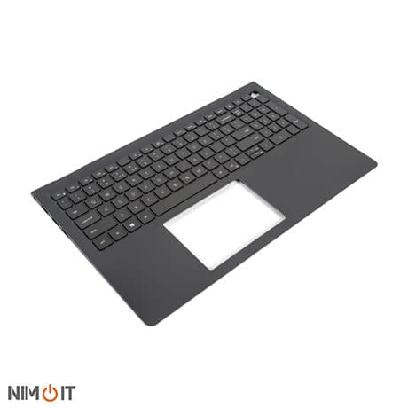 قاب دور کیبورد همراه کیبورد لپ تاپ Dell Inspiron 3510 3511 3515 3520 3521 3525 Palmrest With Keyboard
