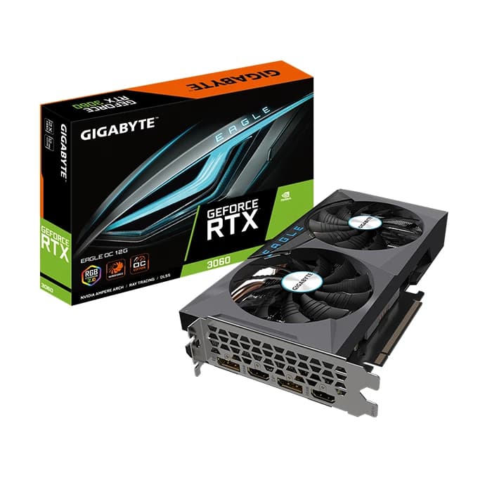 کارت گرافیک گیگابایت GeForce RTX 3060 EAGLE OC 12GB