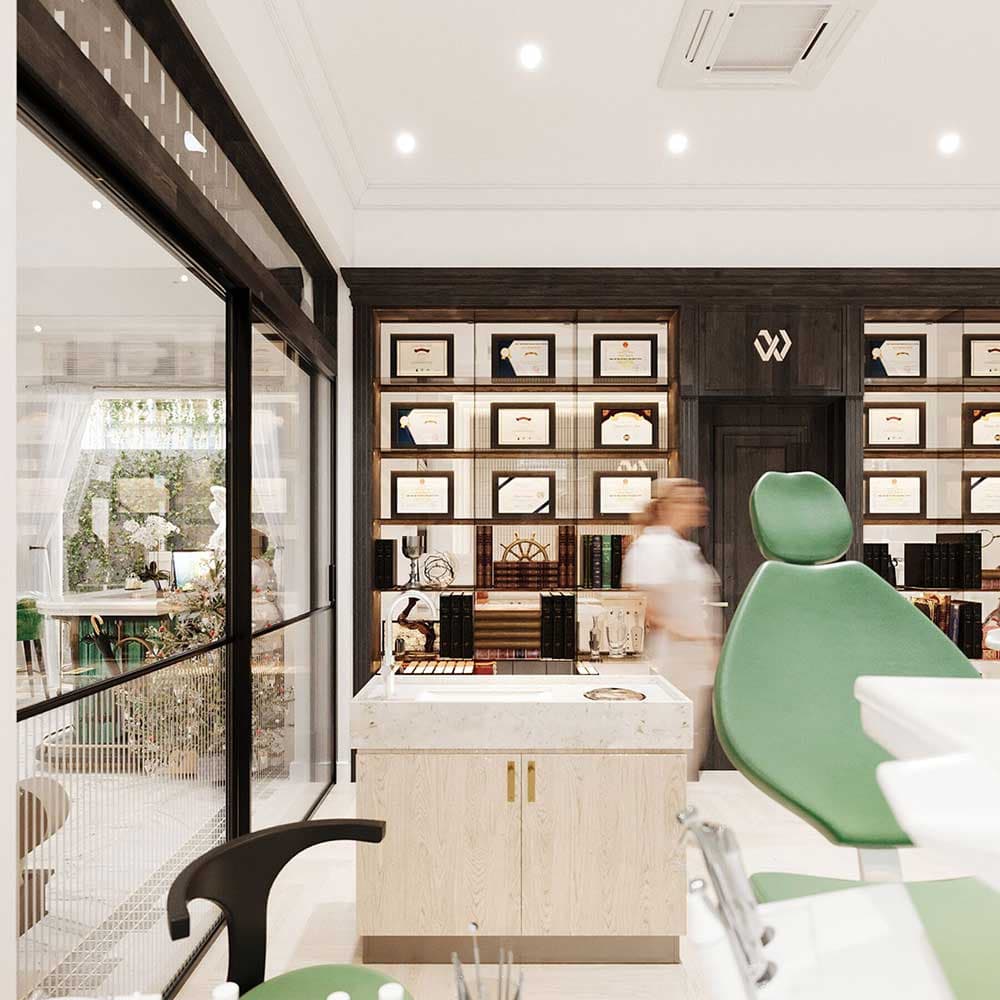 دانلود نمای سه بعدی داخلی کلینیک دندانپزشکی Dental Clinic Interior — تصویر ۶
