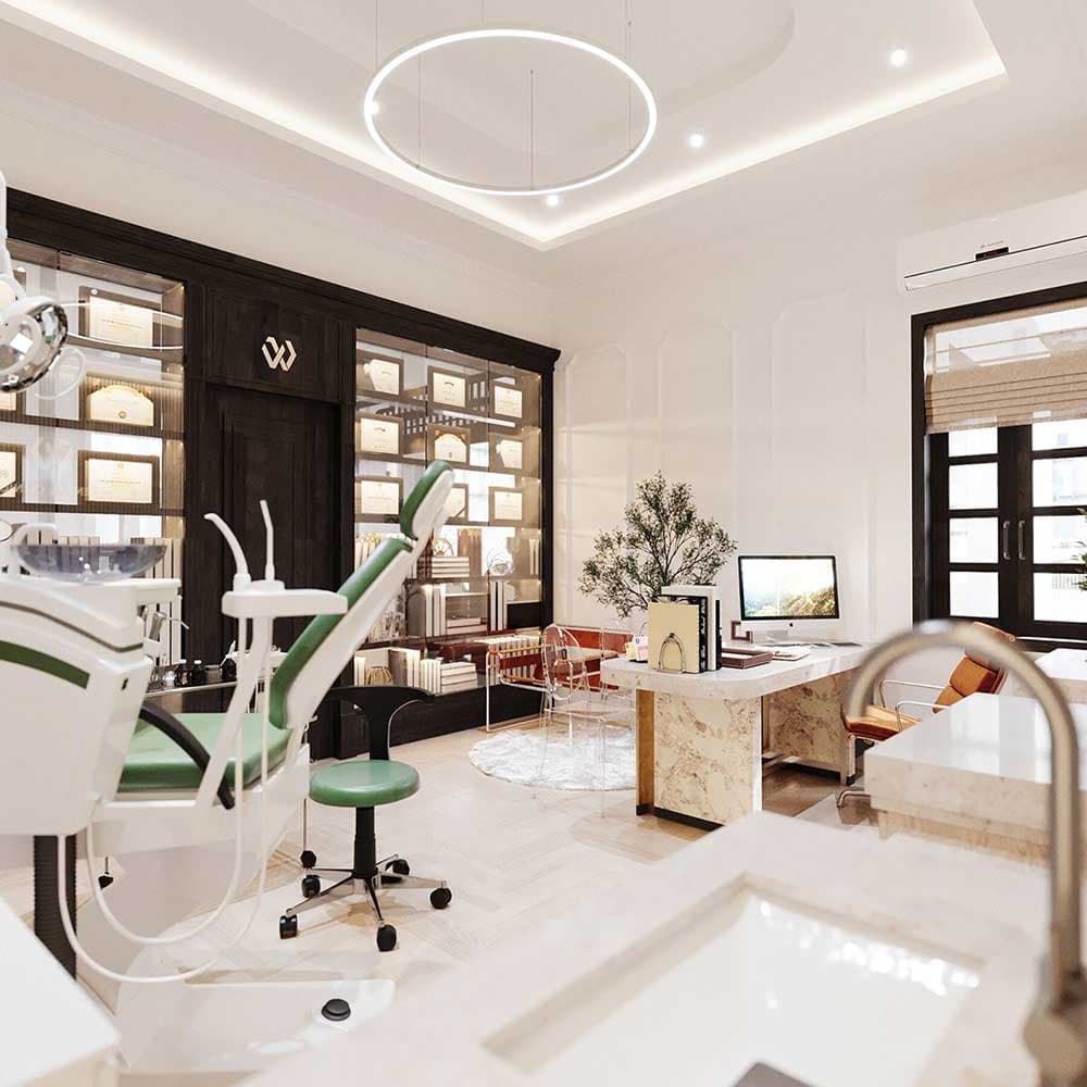 دانلود نمای سه بعدی داخلی کلینیک دندانپزشکی Dental Clinic Interior — تصویر ۷
