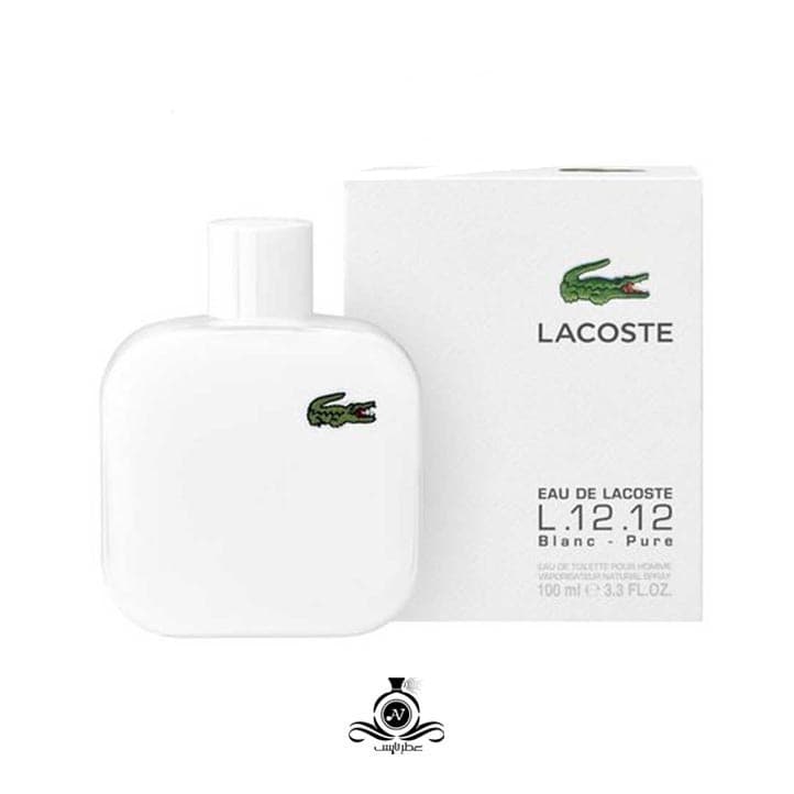 عطر مردانه سفارش اروپا لاگوست سفید Lacoste L.12.12 Blanc