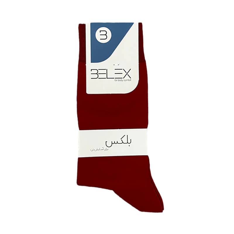 جوراب ساقدار مردانه سوپر پنبه طرح 2 بلکس (نیکوتن پوش) — تصویر ۵