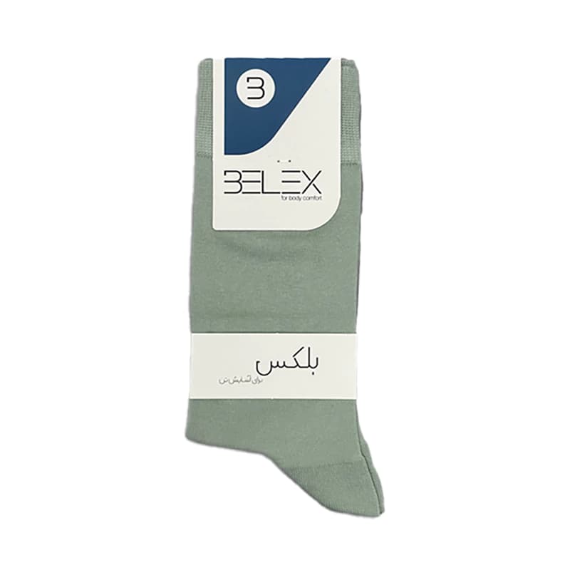 جوراب ساقدار مردانه سوپر پنبه طرح 2 بلکس (نیکوتن پوش) — تصویر ۶