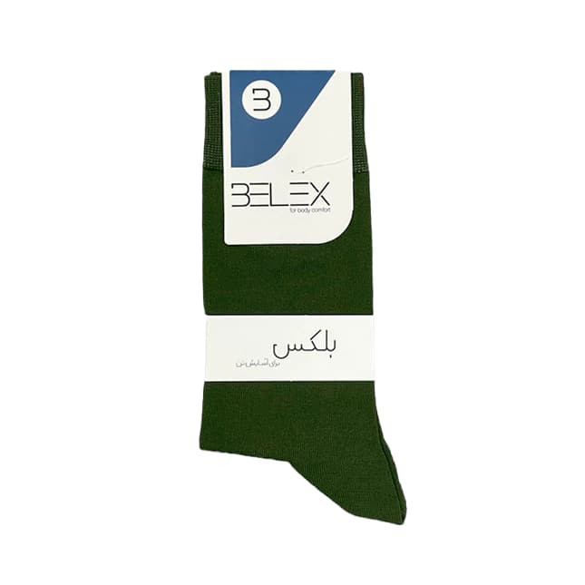 جوراب ساقدار مردانه سوپر پنبه طرح 2 بلکس (نیکوتن پوش) — تصویر ۲