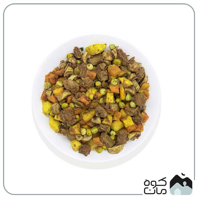 غذا خشک انجمادی آف کوک خوراک گوشت با سیب زمینی و قارچ — تصویر ۳