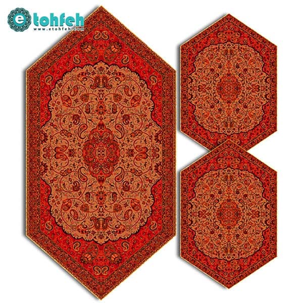 سری سه تکه ترمه طرح شاه عباسی کد ۸۳۳