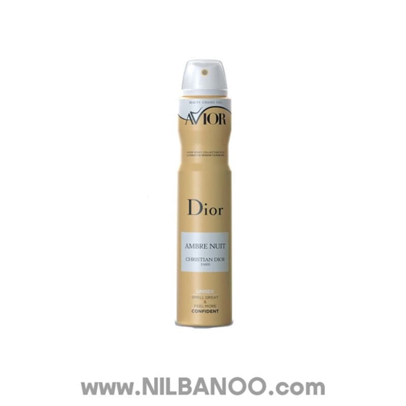 اسپری خوشبوکننده زنانه/ مردانه اویور مدل Dior Amber Nuit