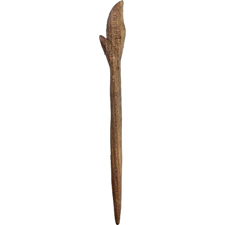 پین مو (گیره مو) چوبی طرح برگ