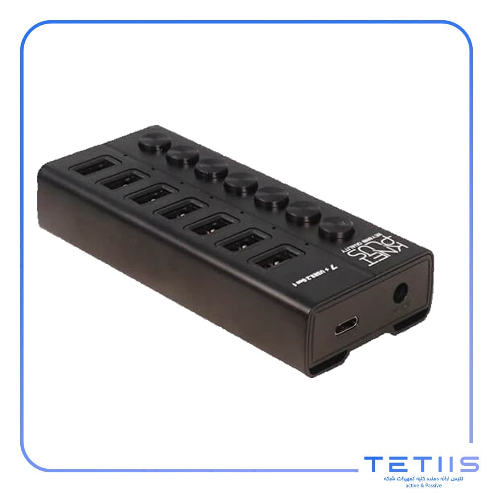 هاب ۴ پورت USB 3.0 کی‌نت پلاس مدل KP-HA17 — تصویر ۲