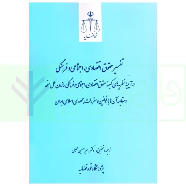 تفسیر حقوق اقتصادی، اجتماعی و فرهنگی | دکتر محبعلی