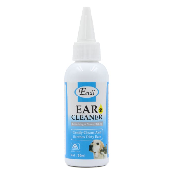 قطره پاک کننده گوش سگ و گربه اندی حجم 60 میلی لیتر Endi Ear Cleaner — تصویر ۴