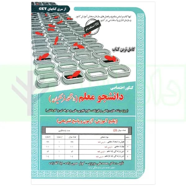 کنکور اختصاصی دانشجو معلم (ویژه رشته ریاضی، فیزیک، علوم تجربی و فنی حرفه ای و کاردانش) دانشگاه فرهنگیان | دکتر عزیزی