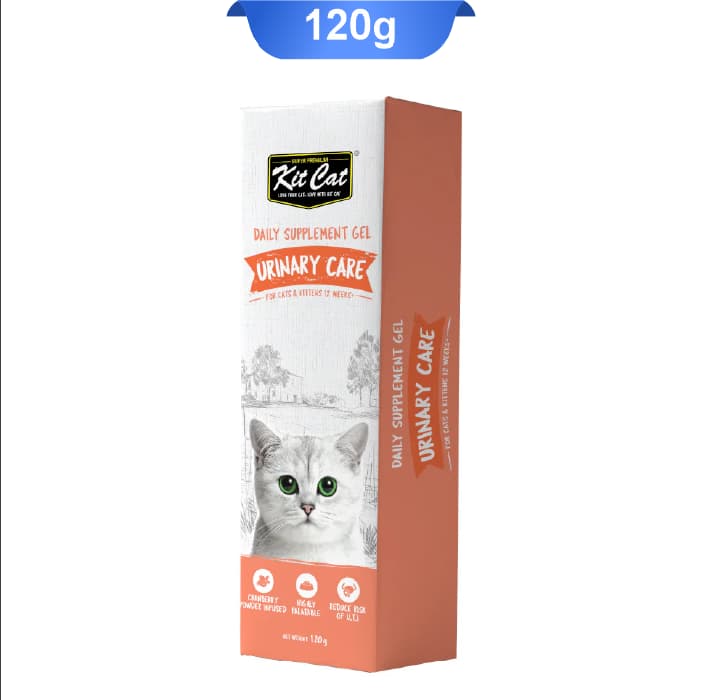 خمیر مکمل مراقبت از مجاری ادراری گربه کیت کت وزن 120 گرم KitCat Urinary Care