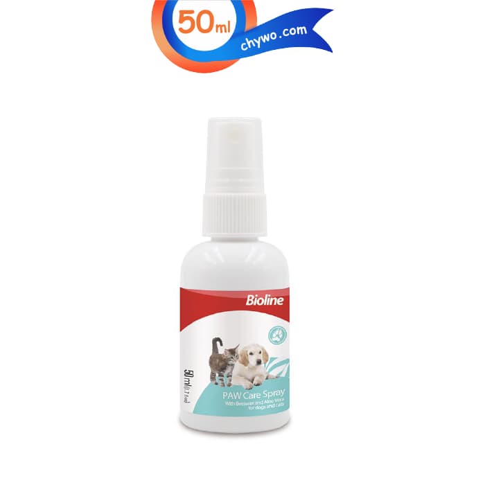 اسپری مراقبت از پنجه سگ و گربه بایولاین 50 میلی لیتر Bioline Paw Care Spray