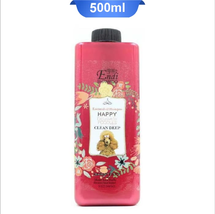 شامپو سگ پودل اندی مناسب موی فر وزن 500 میلی لیتر Endi Happy Exclusive For Poodles