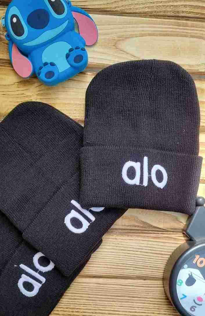 کلاه مشکی طرح alo