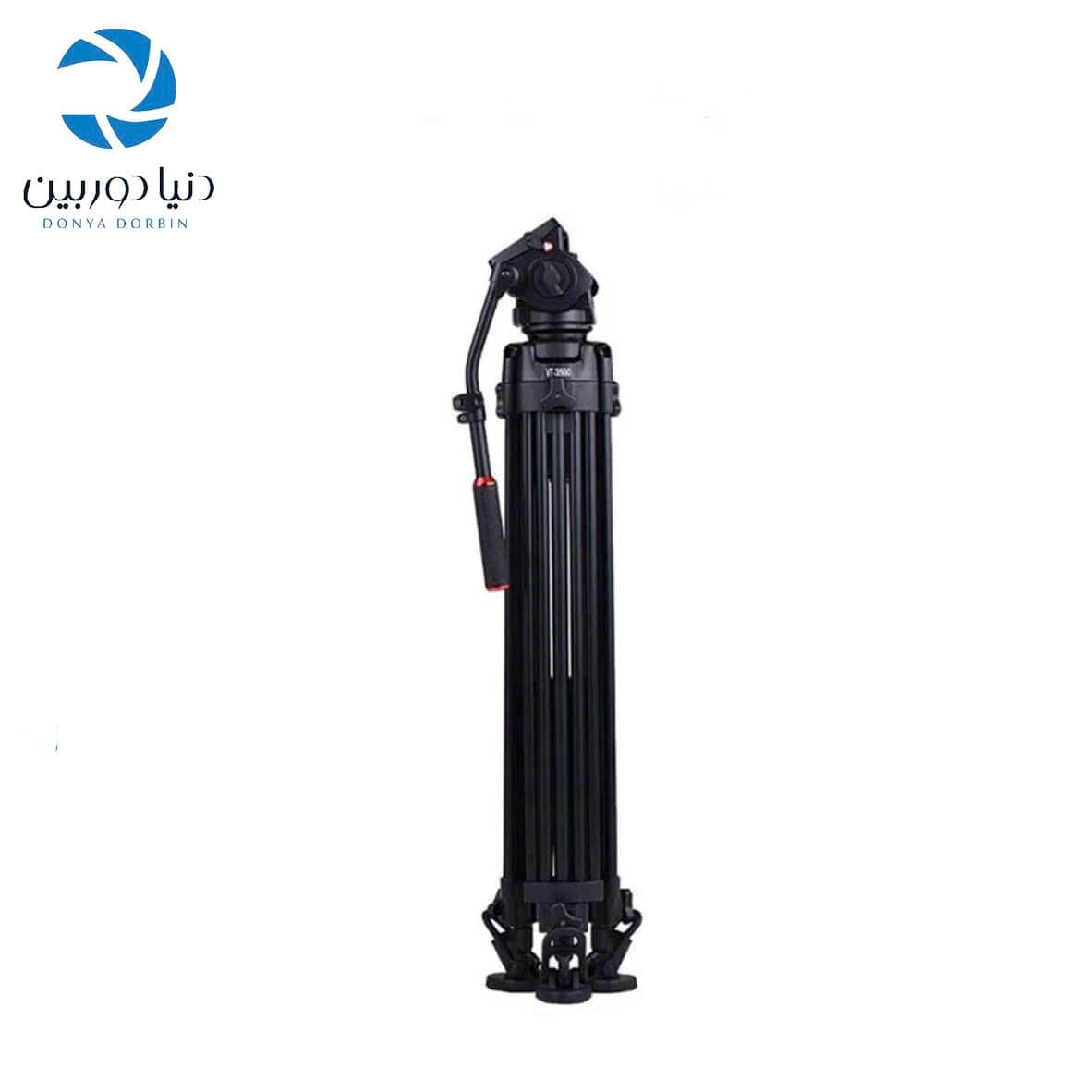 سه پایه فیلمبرداری کینگ جوی Kingjoy VT3500 Pro+VT-3530 Head — تصویر ۴