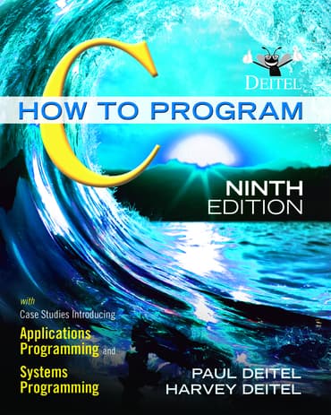 کتاب چگونه با C برنامه بنویسیم ویرایش 9 C How to Program – افست (زبان اصلی)
