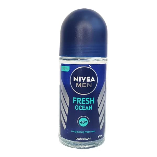 مام رول ضد تعریق نیوا مردانه مدل فرش اوشن Fresh Ocean Longlasting حجم 50 میلی لیتر
