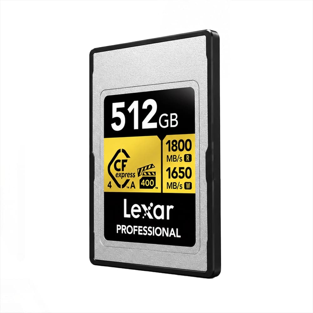 کارت حافظه لکسار Lexar Professional GOLD CFexpress 4.0 Type A 512GB 1800MB/s — تصویر ۲
