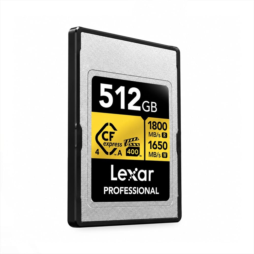 کارت حافظه لکسار Lexar Professional GOLD CFexpress 4.0 Type A 512GB 1800MB/s — تصویر ۳