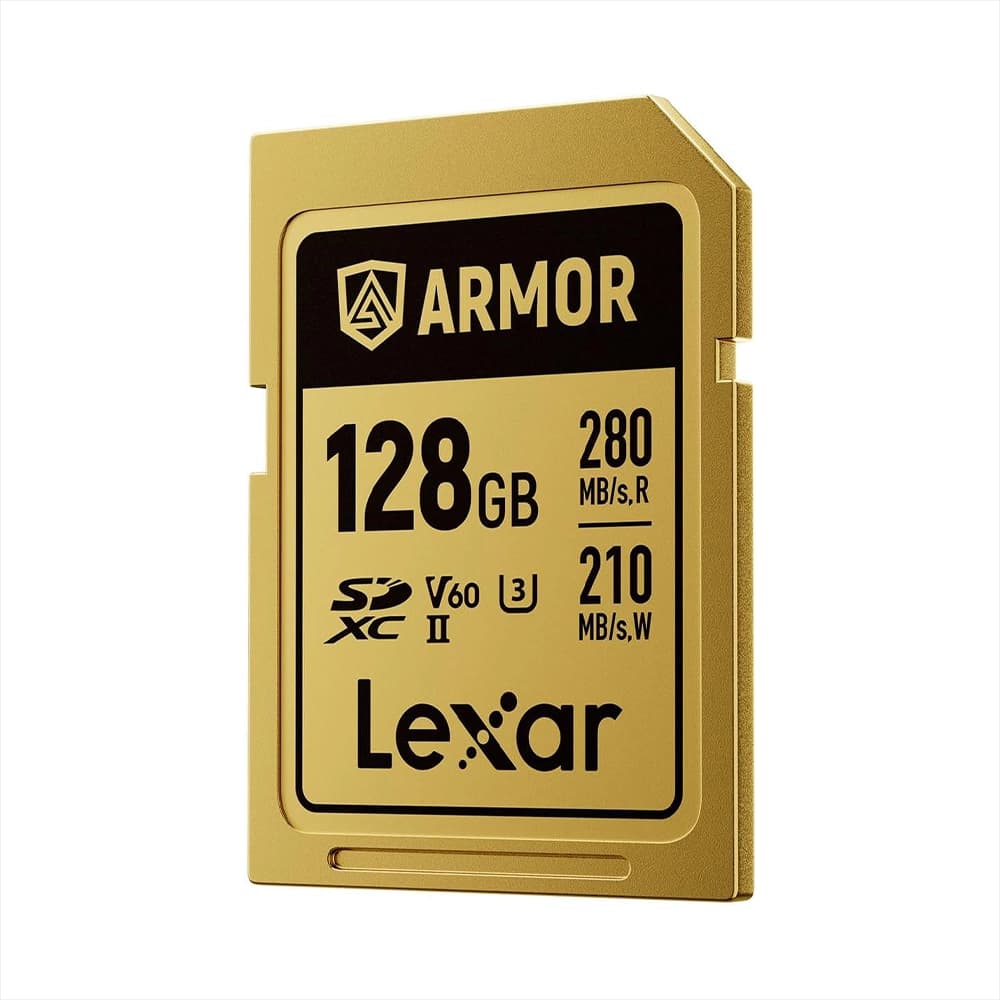 کارت حافظه لکسار Lexar 128GB ARMOR GOLD UHS-II SDXC 280MB/s — تصویر ۲