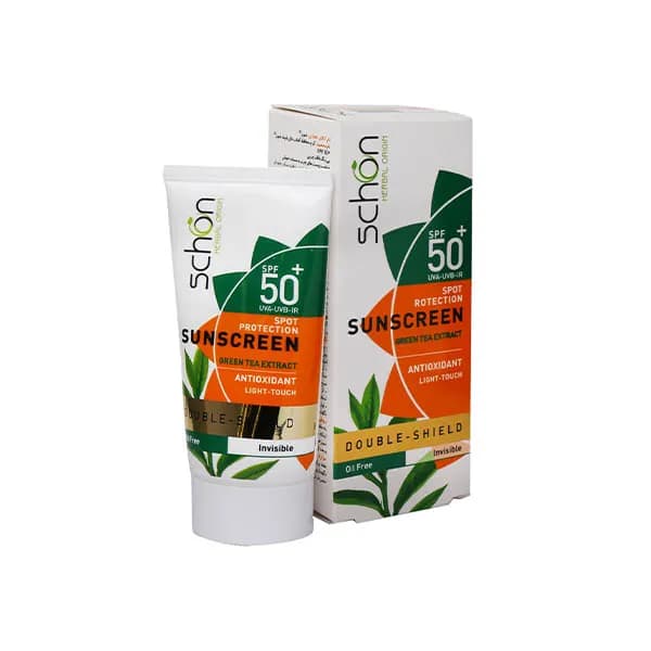 کرم ضد آفتاب بی رنگ مناسب پوست چرب دابل شیلد شون SPF50