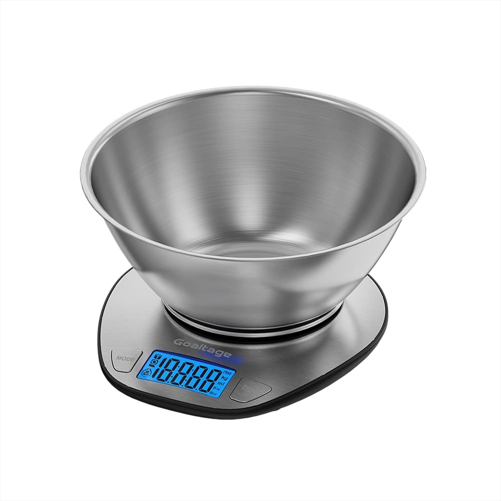ترازوی آشپزخانه دیجیتال گلتیج Goaltage SCL02 TrueMeasure به همراه کاسه استیل — تصویر ۲