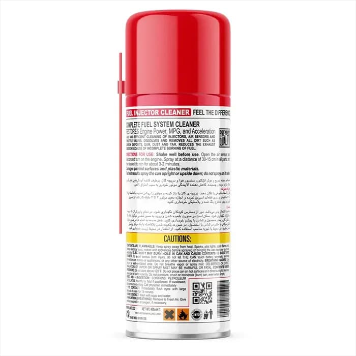 اسپری انژکتور شوی و تمیز کننده دریچه گاز ARTMAN مدل 400ML — تصویر ۲