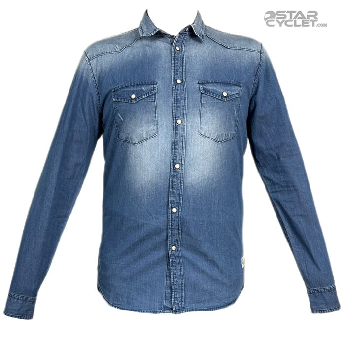 پیراهن جین موتورسواری DENIM مدل BLUE HONDA