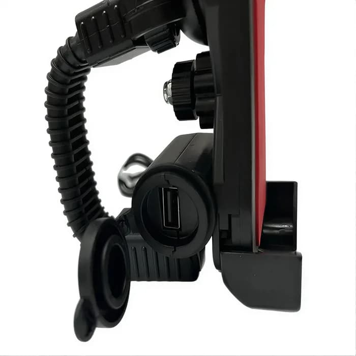 هولدر موبایل زیر آینه ای شارژر دار مدل BLACK — تصویر ۲